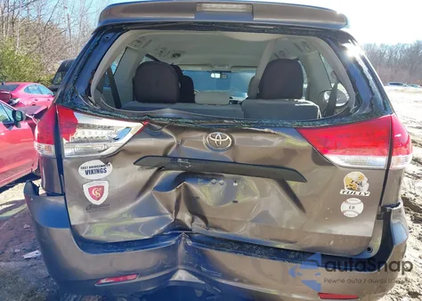 2014 Toyota Sienna L V6 7 Passenger from USA, damaged, VIN 5TDZK3DC1ES485468